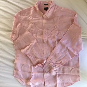 JCrew long sleeve linen button down Sz XL